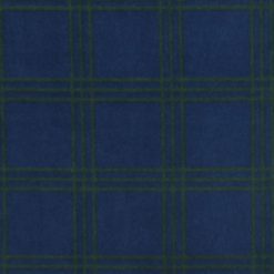 Blue   Green Plaid Anti Pill Fleece Fabric