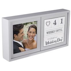 Malden 4 Picture Frame With Wedding Countdown Block