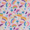 Rainbow Geo Blizzard Fleece Fabric