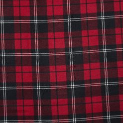 Red   Black Plaid Super Snuggle Christmas Flannel Fabric