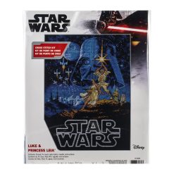Dimensions 11 x 14 Luke   Princess Leia Counted Cross Stitch Kit