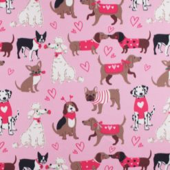 Love Dogs Blizzard Fleece Fabric