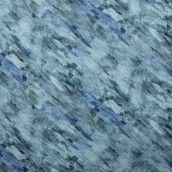 Teal Brush Strokes Quilt Cotton Fabric by Keepsake Calico