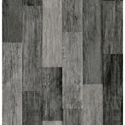RoomMates Wallpaper Weathered Wood Plank