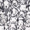 Sketched Dogs Blizzard Fleece Fabric
