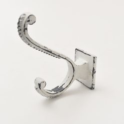 Dritz Home Metal Traditional Wall Hook White