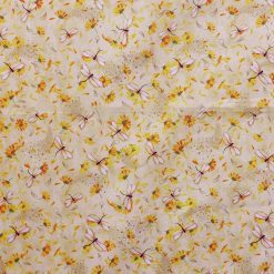 Dragonfly   Floral Quilt Metallic Cotton Fabric by Keepsake Calico