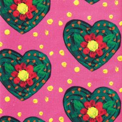 St. Jude Flower Hearts by Tayde Cotton Fabric