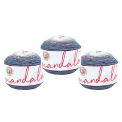 Lion Brand Mandala 590yds Light Weight Acrylic Yarn 3 Bundle