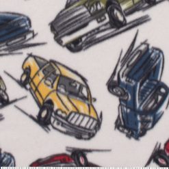 Classic Truck Blizzard Fleece Fabric