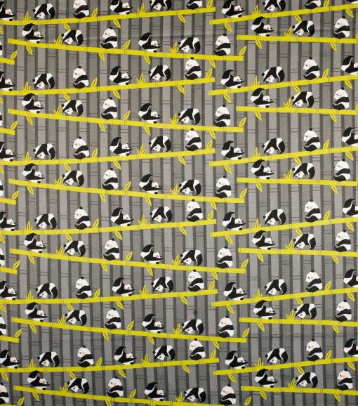 Super Snuggle Flannel Fabric Bamboo Pandas - Image 2