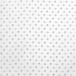 Stamped Floral Blue Super Snuggle Cotton Fabric