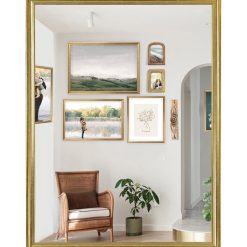 18 x 24 Traditional Brass Poster Frame by Place   Time