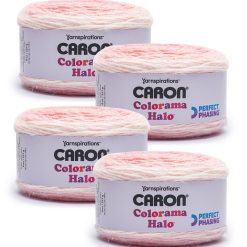 Caron Colorama Halo 481yds Bulky Polyester Blend Yarn 4 Bundle