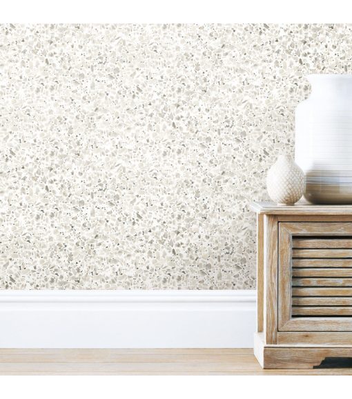RoomMates Wallpaper Black Terrazzo - Image 2