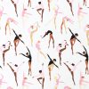 Ballerinas Super Snuggle Flannel Fabric