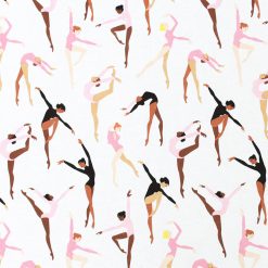 Ballerinas Super Snuggle Flannel Fabric