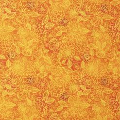 Orange Tonal Cotton Fabric by Keepsake Calico