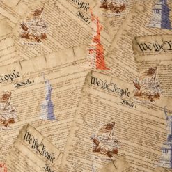 Hi Fashion We The People Patriotic Cotton Fabric