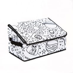 14 x 8 Outer Space Children’s Color In Storage Cube With Lid