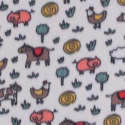 Farm Animals Blizzard Fleece Fabric
