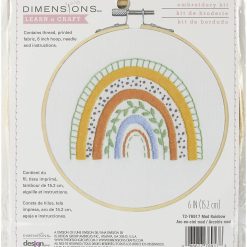 Dimensions Rainbow Embroidery Kit 6  Hoop