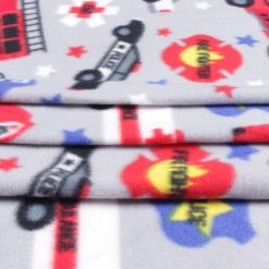 Safety Vehicles Blizzard Fleece Fabric