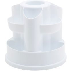 8 x 8 White Rotating Desktop Organizer