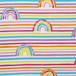 Linear Rainbow Super Snuggle Flannel Fabric