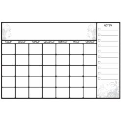 RoomMates Wall Decals Scroll Dry Erase Calendar