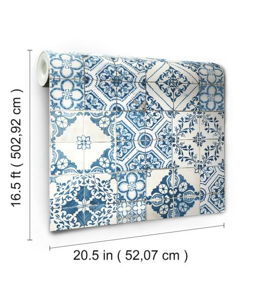 RoomMates Wallpaper Mediterranean Tile - Image 11