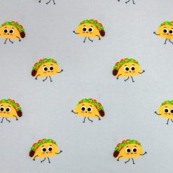 Taco Faces Super Snuggle Flannel Fabric