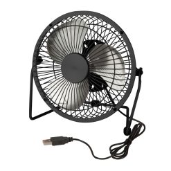 Honey Can Do USB Powered Desk Fan Black