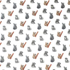 Koala Super Snuggle Flannel Fabric
