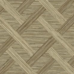 Surface Style 20.5  x 18  Latte Java Weave Peel   Stick Wallpaper