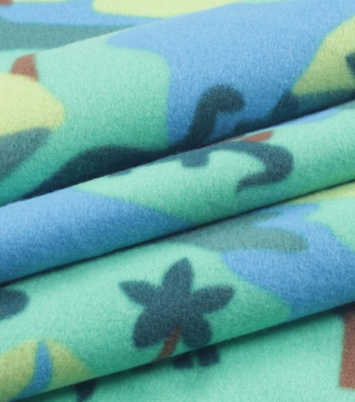 Dinosaur Landscape Blizzard Fleece Fabric - Image 3