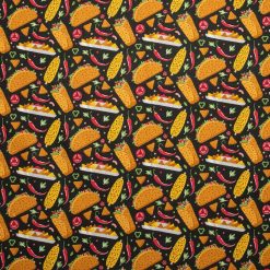 Mexican Street Food Novelty Cotton Fabric