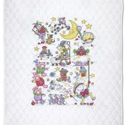 Design Works 34 x 43 Nursery Rymes Baby Quilt Cross Stitch Kit