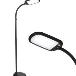 Brightech Litespan Slim LED Floor Lamp   Black