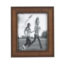 8 x 10 Dual Tone Molded Wood Wall Tabletop Picture Frame by Hudson 43