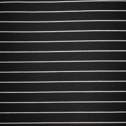 White Stripes on Black Quilt Cotton Fabric by Quilter s Showcase