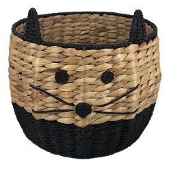 13 Handwoven Water Hyacinth Cat Basket by Hudson 43