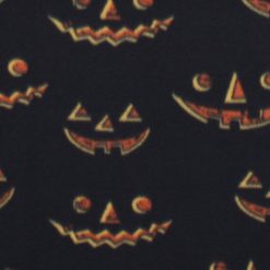Jack O Lantern Faces Blizzard Fleece Fabric