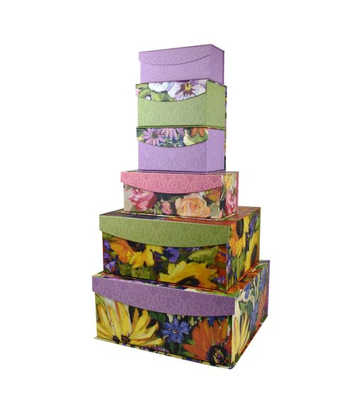 16 Gallery Floral Fliptop Box - Image 3