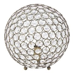 All The Rages 10 Metal Crystal Sphere Lamp