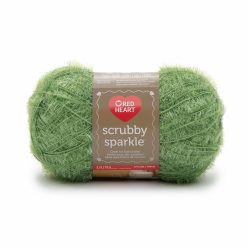 Red Heart Scrubby Sparkle 174yds Worsted Polyester Yarn