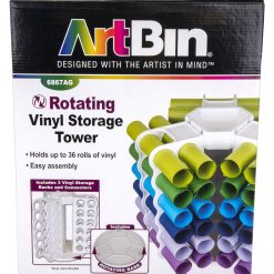 ArtBin 13 Plastic 36 Roll Rotating Vinyl Storage Tower