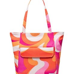 x Jade Purple Brown Butterfly Swirl Day Retreat Tote Bag