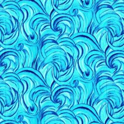 Fabric Traditions Blue Blender Cotton Fabric by Keepsake Calico