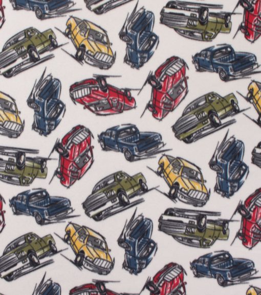 Classic Truck Blizzard Fleece Fabric - Image 2